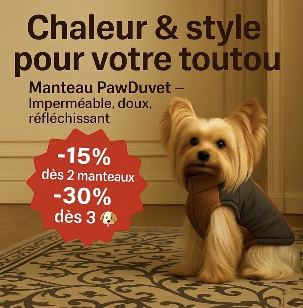 Manteau PawDuvet — Mon Toutou