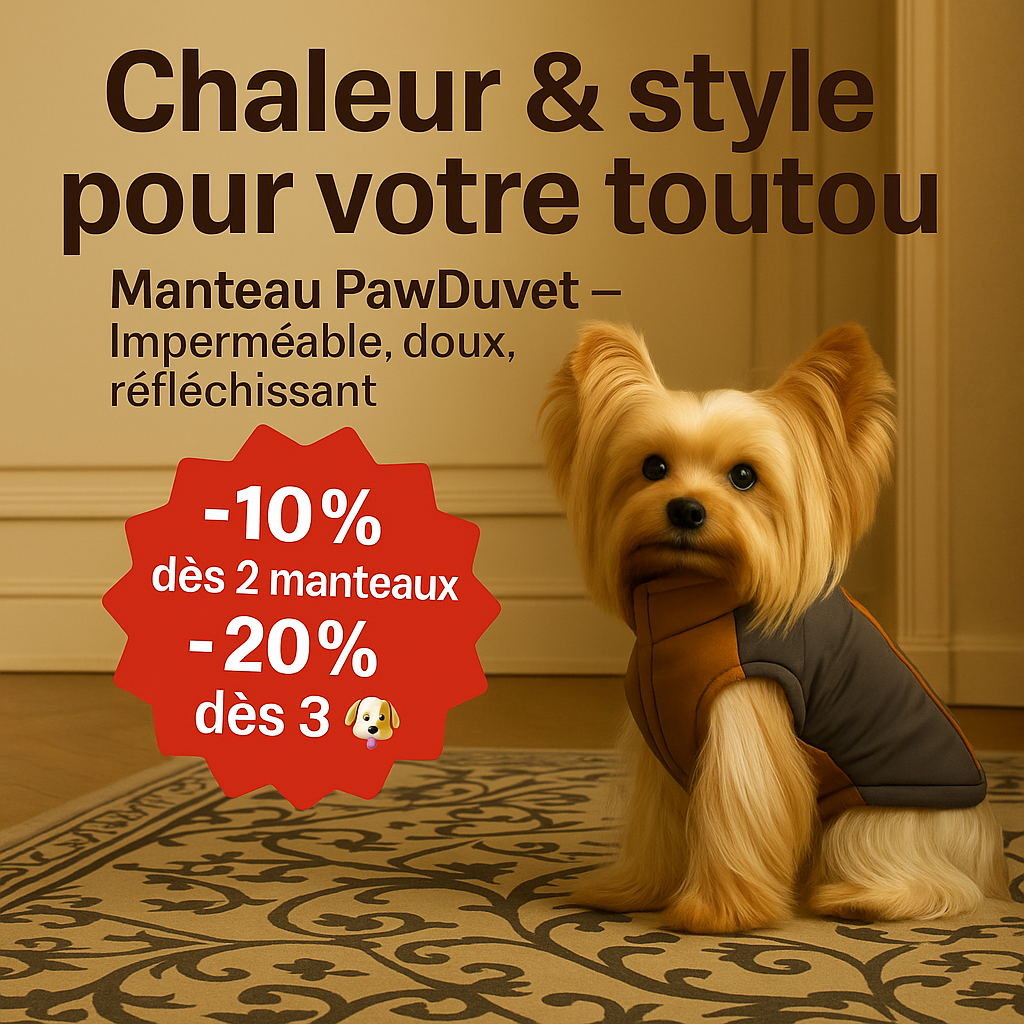 Manteau PawDuvet — Mon Toutou