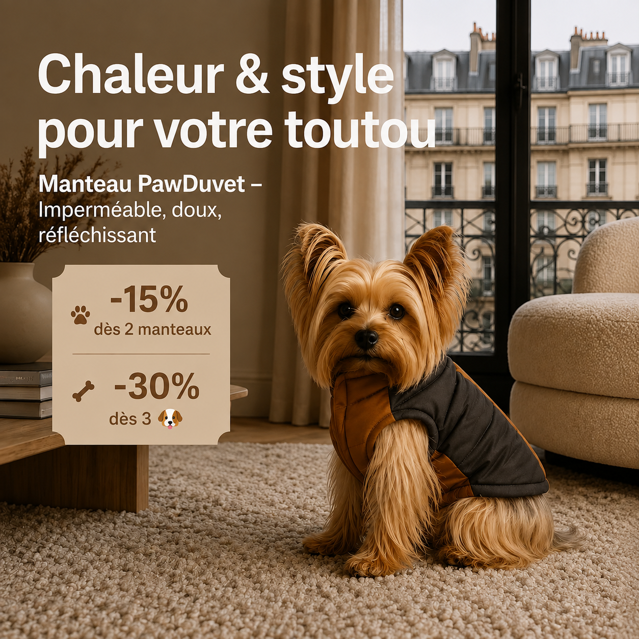 Manteau PawDuvet — Mon Toutou